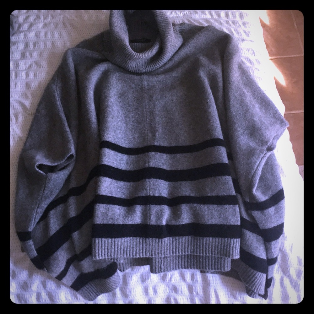 Tahari Wool Poncho